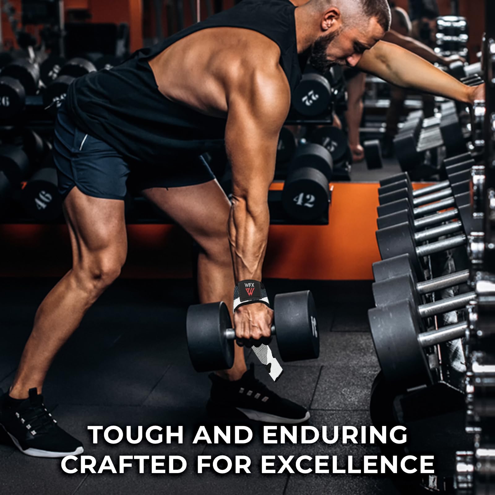 Weight Lifting Straps Wrist Support Padded Neoprene Gym Cross Training Hand Bar Weightlifting Straps Fitness Bodybuilding Power