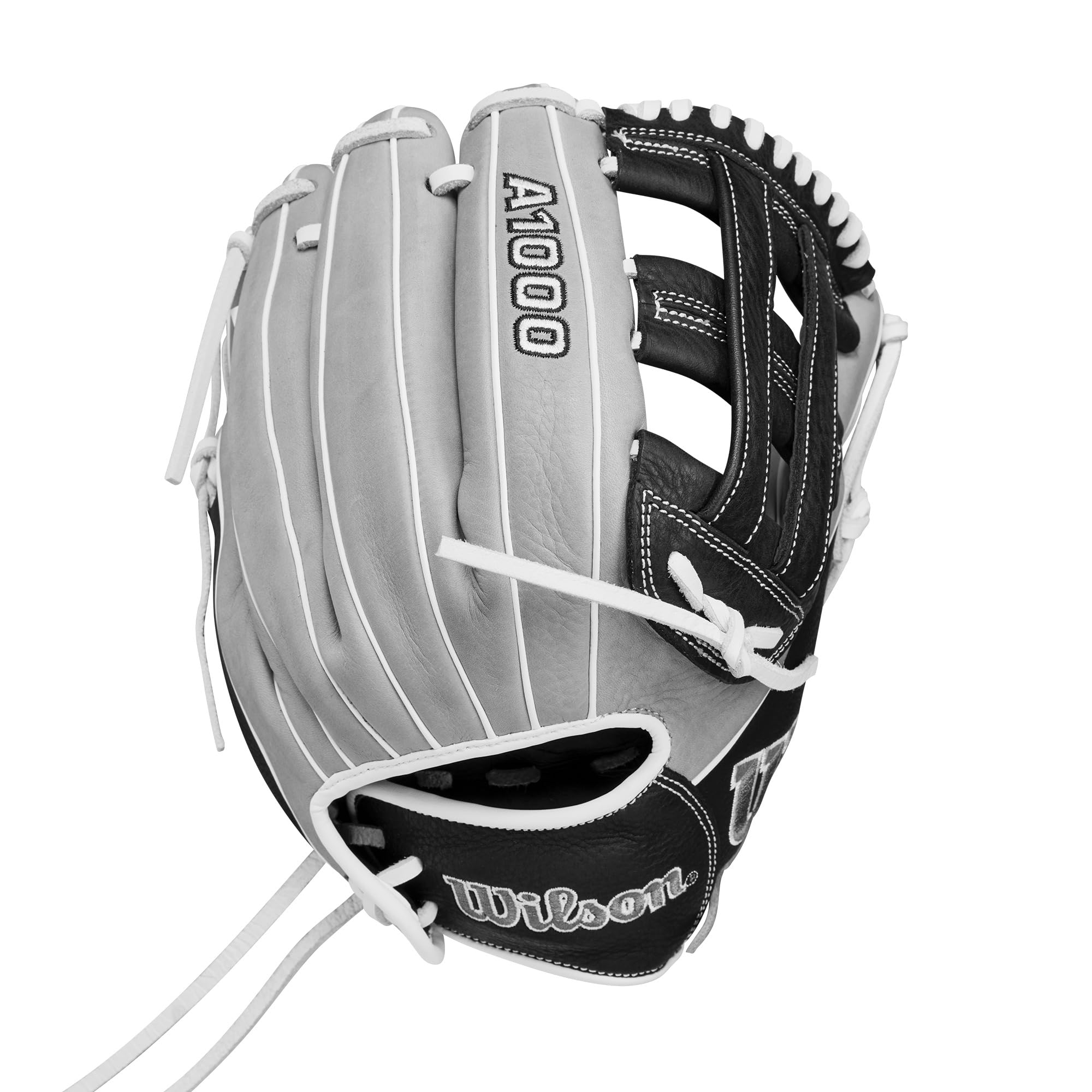 Wilson 2024 A1000 If12 12    Infield Fastpitch Softball Glove - Silver/Black/White, Right Hand Throw