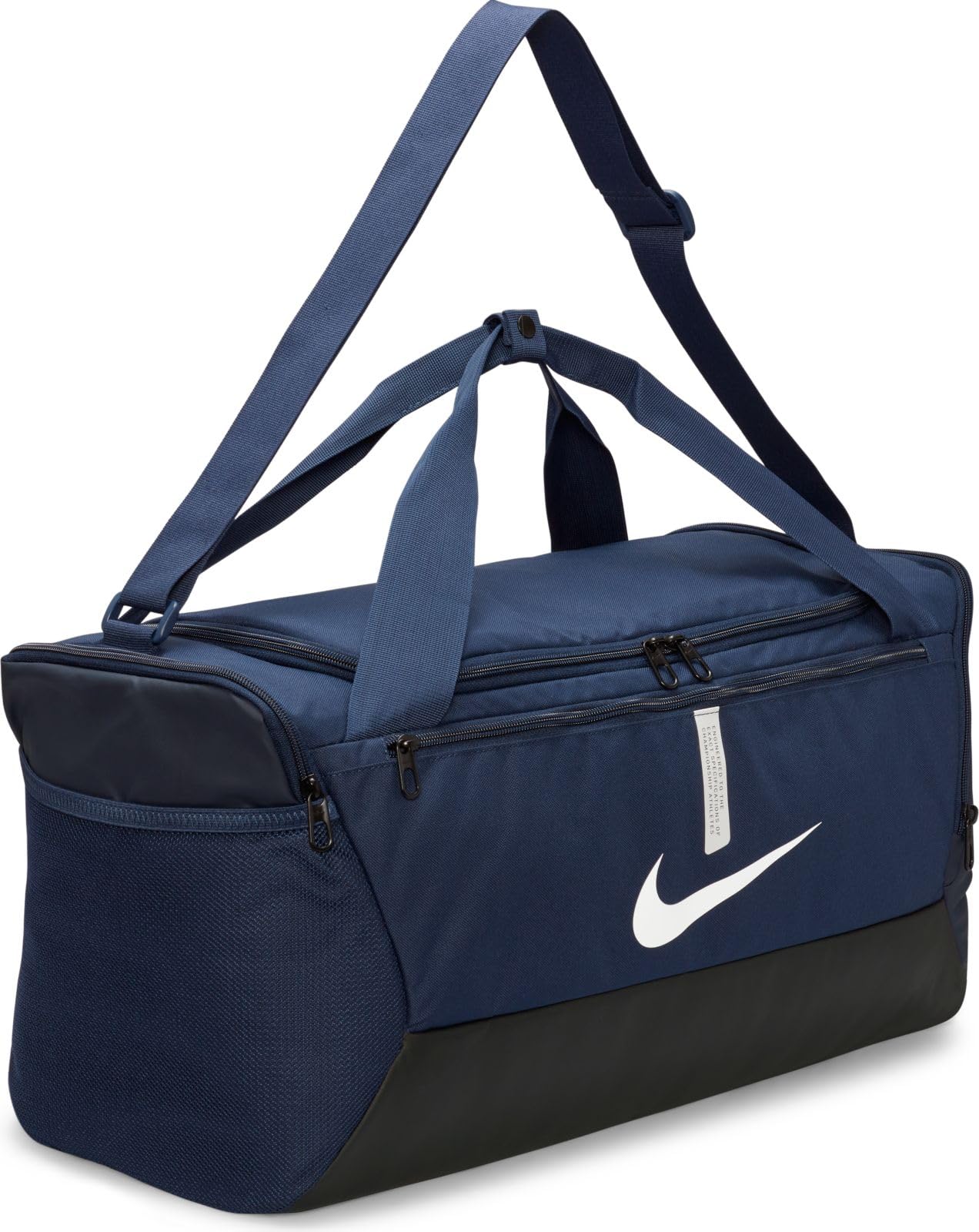 Nike Unisex's Academy Team-Sp21 Sports Bag, Midnight Navy/Black/White, One Size,41L
