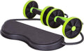 5 Minutes Exercise Roller, Your One Solution To Fitness(BLACK  GREEN,PLASTIC, RUBBER)