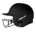 Rip-It | Vision Pro Softball Batting Helmet | Matte | Black M/L | Lightweight Women'S Sport Equipment