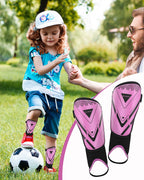 Upgraded Soccer Shin Guards For Kids Youth, Ce Certified Airsfish Shin Ankle Guard Sleeves Protection Gear For Boys Girls Soccer