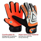 Efah Sports Soccer Goalie Goalkeeper Gloves For Kids Boys Children Football Gloves With Strong Grips