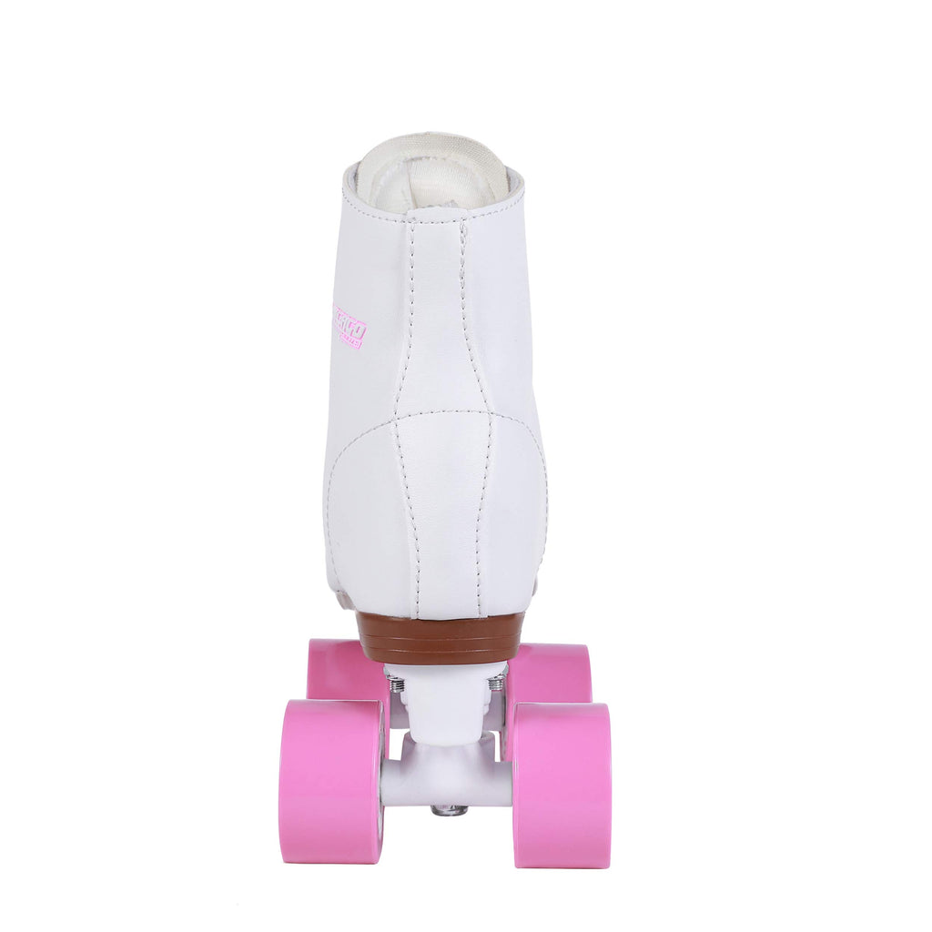Chicago Girls Rink Roller Skate - White Youth Quad Skates - Size 1