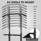 Sogespower Power Tower Dip Station Pull Up Bar For Home Gym Adjustable Height Strength Training Workout Equipment