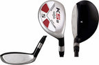 Majek Mens Golf All Hybrid Complete Full Set, Which Includes: #5, 6, 7, 8, 9, Pw +Sw Senior Flex Right Handed New Utility A Flex
