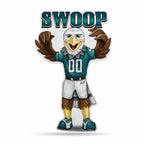 Rico Industries Nfl Philadelphia Eagles Mascot Shape Cut Pennant - Home And Living Room D  Cor - Soft Felt Ez To Hang 18X0.10X18