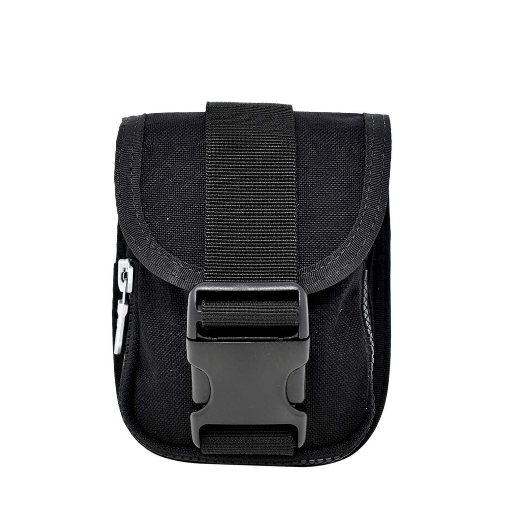 Palantic Scuba Diving Drop-Bottom Trim Bcd Weight Pocket With Qr Buckles, Pair, Black, One Size