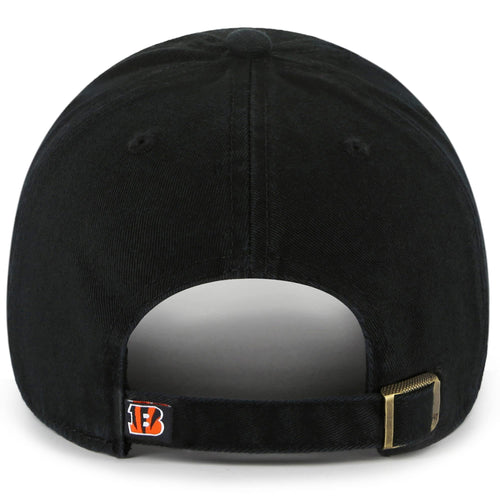 47 Men'S Black Cincinnati Bengals Team Pride Clean Up Adjustable Hat
