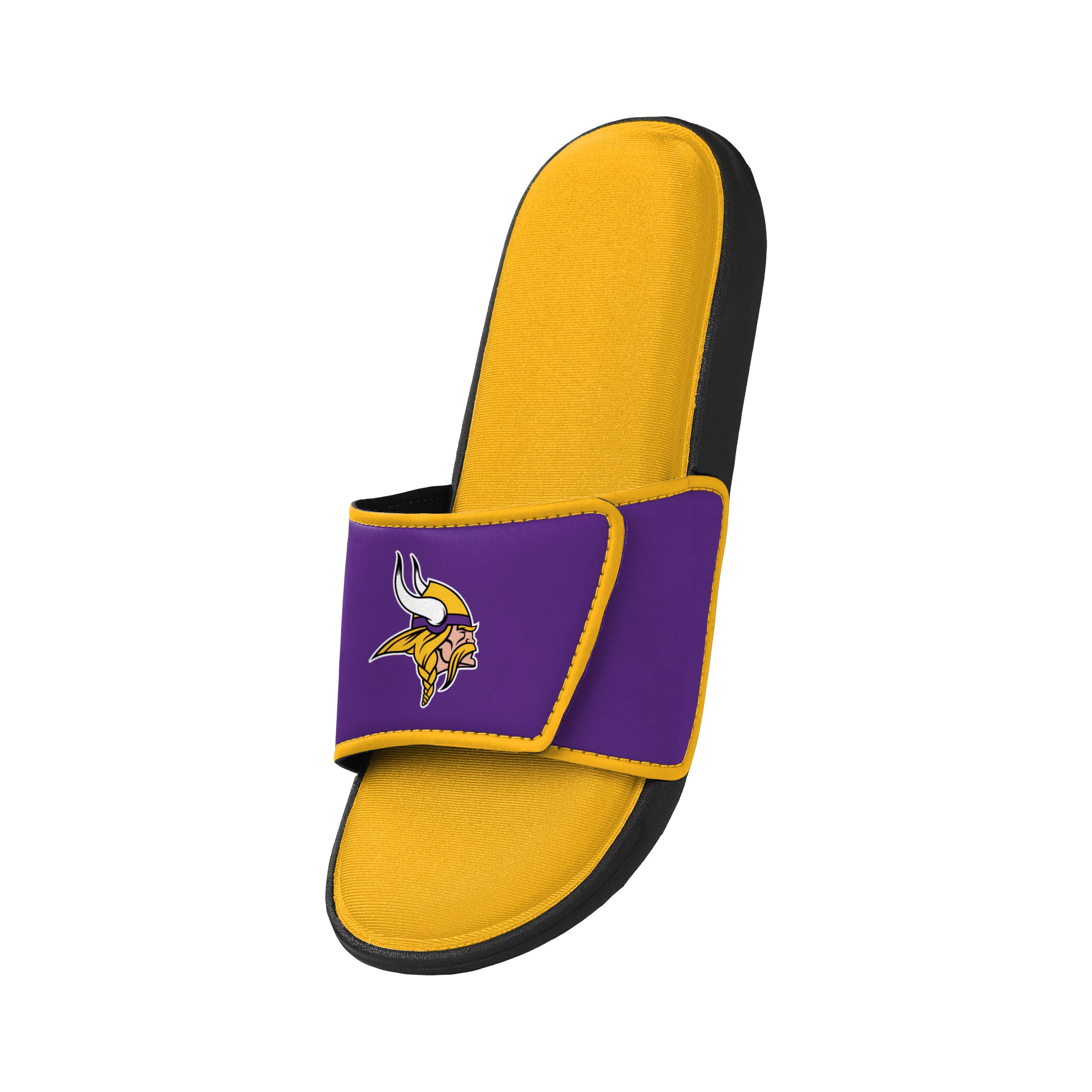 FOCO Minnesota Vikings NFL Mens Foam Sport Slide - M