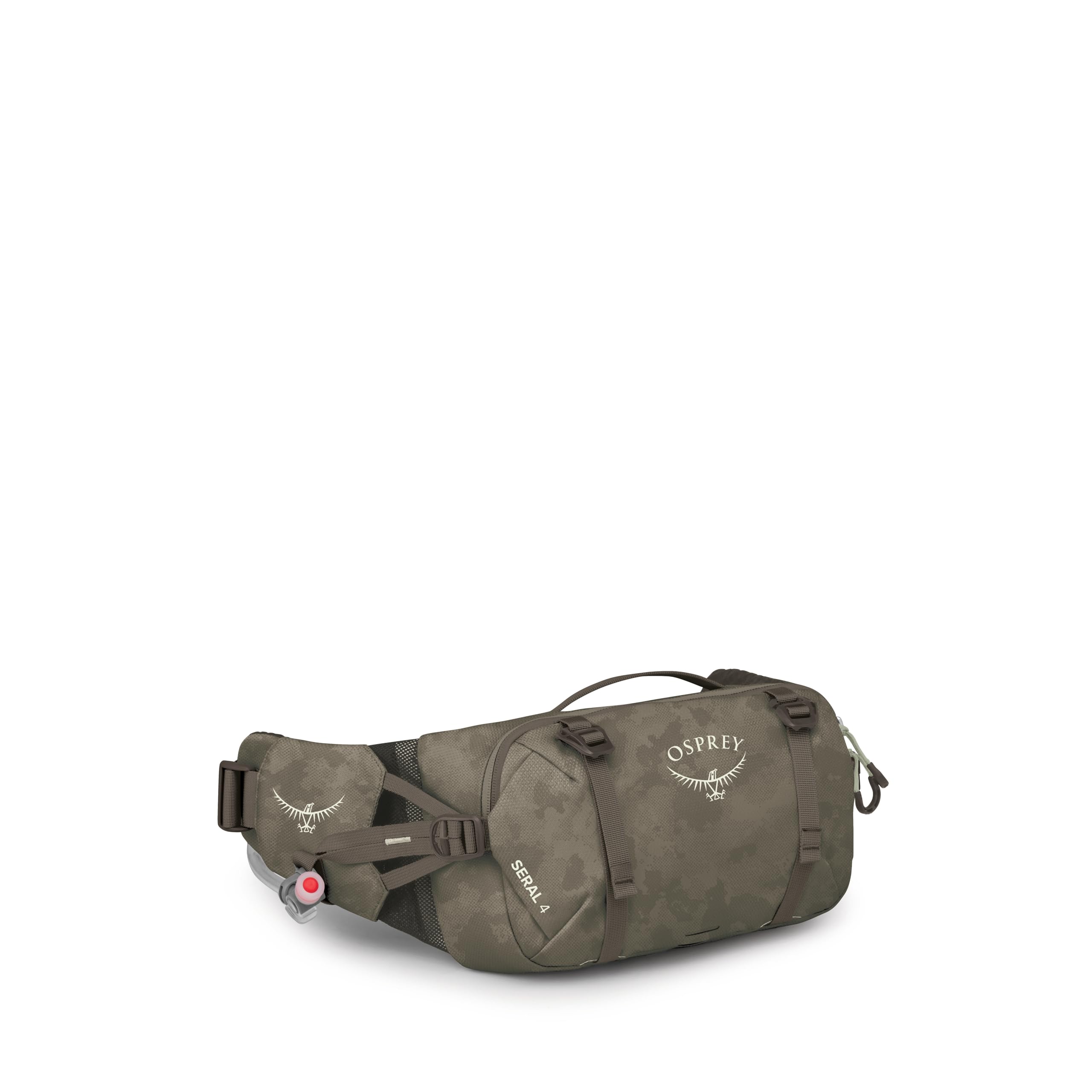 Osprey Seral 4L Biking Waist Pack with Hydraulics Reservoir for Men & Women, Hydration Belt with Water Bladder, Pediment Grey/Du