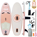 Niphean Inflatable Stand Up Paddle Board with SUP Accessories, Anti-Slip EVA Deck, 106 Inflatable Paddle Boards for Adults & You