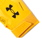 Under Armour Men'S F9 Nitro Football Gloves, (750) Steeltown Gold/Taxi/Black, Medium