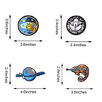 Jcarp 42Pcs Random Assorted Embroidered Iron On Patches, Cute Sewing Applique For Jackets, Hats, Backpacks, Jeans, Diy Accessori