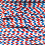 Paracord Planet Micro Paracord - Thin Braided Cord For Crafting, Fishing, And Diy Projects In 125 Ft Spools - Red, White & Blue