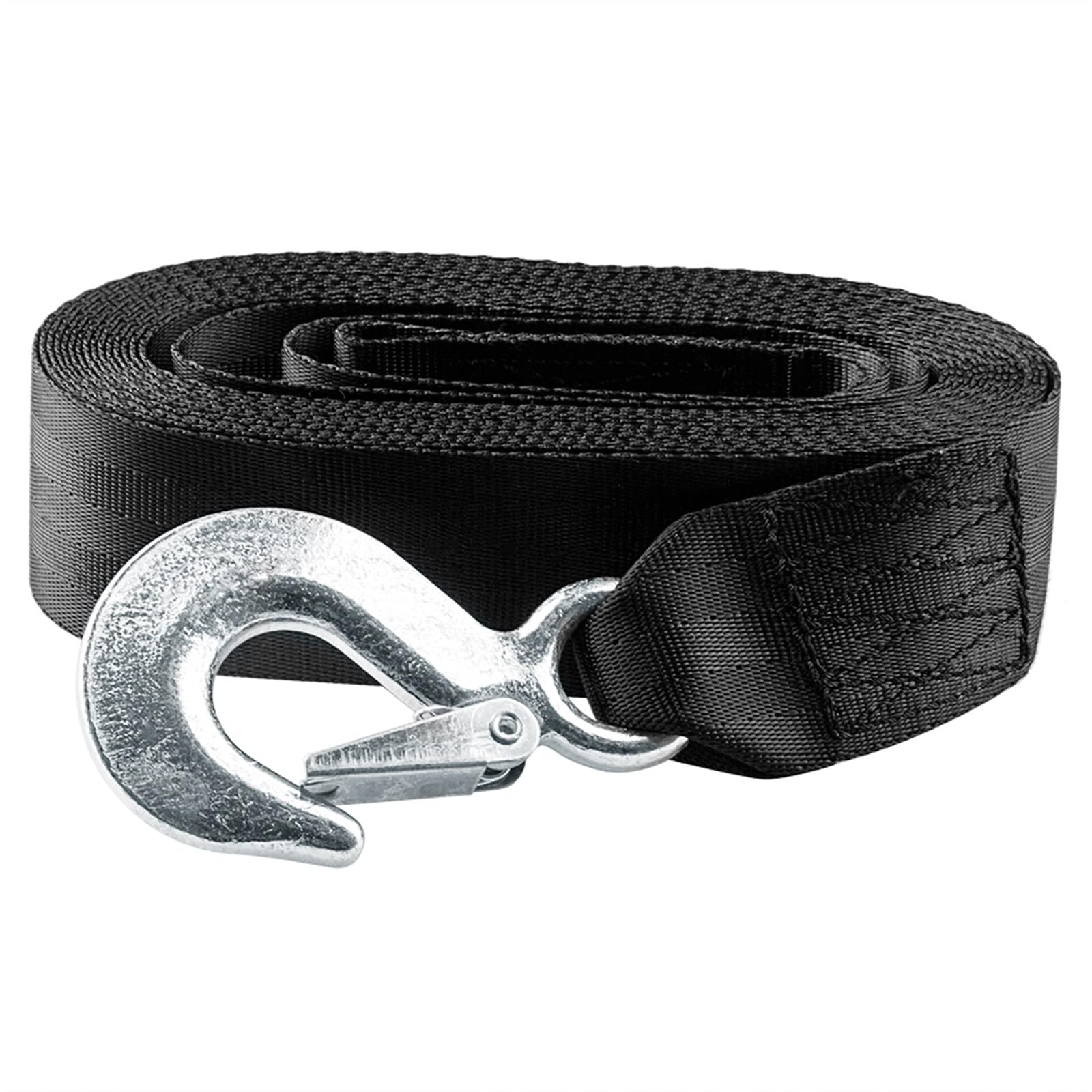 2 Inch By 20 Feet Trailer Winch Strap With Hook Heavy Duty Strap Replacement 10000 Lbs Breaking Strength 3300 Lbs Load Capacity 