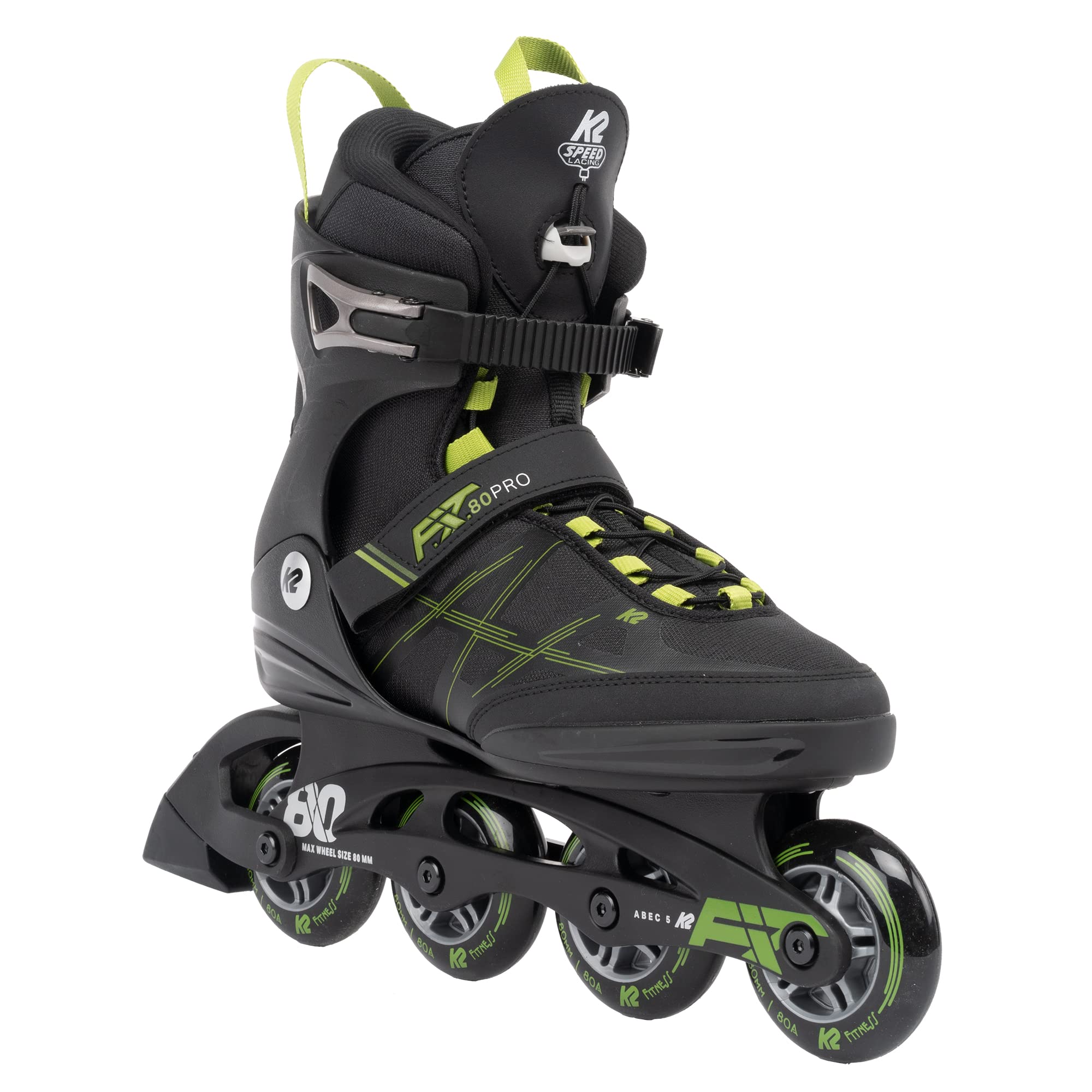K2 Skate F.I.T. 80 Pro, 10, Black_Olive