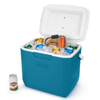 Coleman Chiller 30Qt Insulated Portable Cooler, Hard Cooler With Ice Retention & Large Carry Handle, Made In Usa