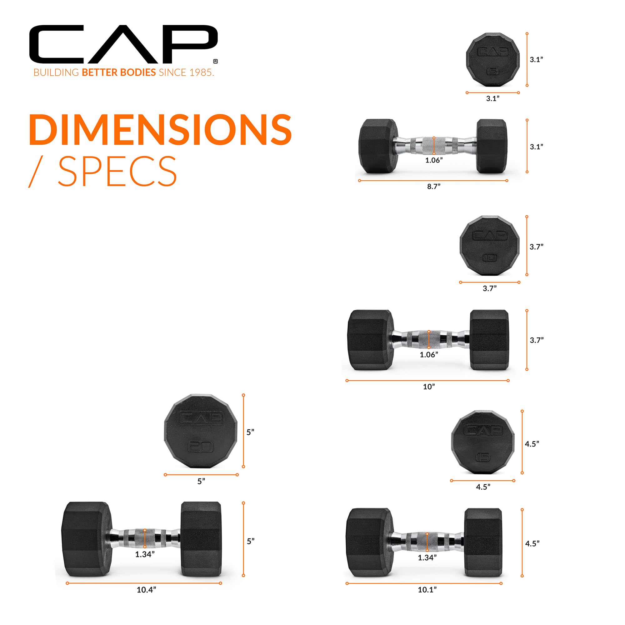 CAP Barbell 100 LB Coated 12-Sided Chrome Handle Dumbbell Weight Set with Vertical Rack