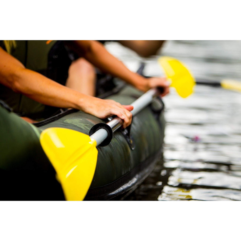 Sevylor Colorado 2-Person Inflatable Fishing Kayak With Paddle & Rod Holders, Adjustable Seats, & Carry Handle; Kayak Can Fit Tr