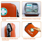 Succorware 150 Pieces Mini First Aid Kit - Small Medical Kit With Hard Shell - Emergency First Aid Kit For Car, Travel, Home, Ou