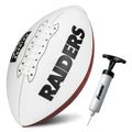 Franklin Sports Nfl Las Vegas Raiders Autograph Football - Official Size White Panel Souvenir Football For Autographs + Signatur