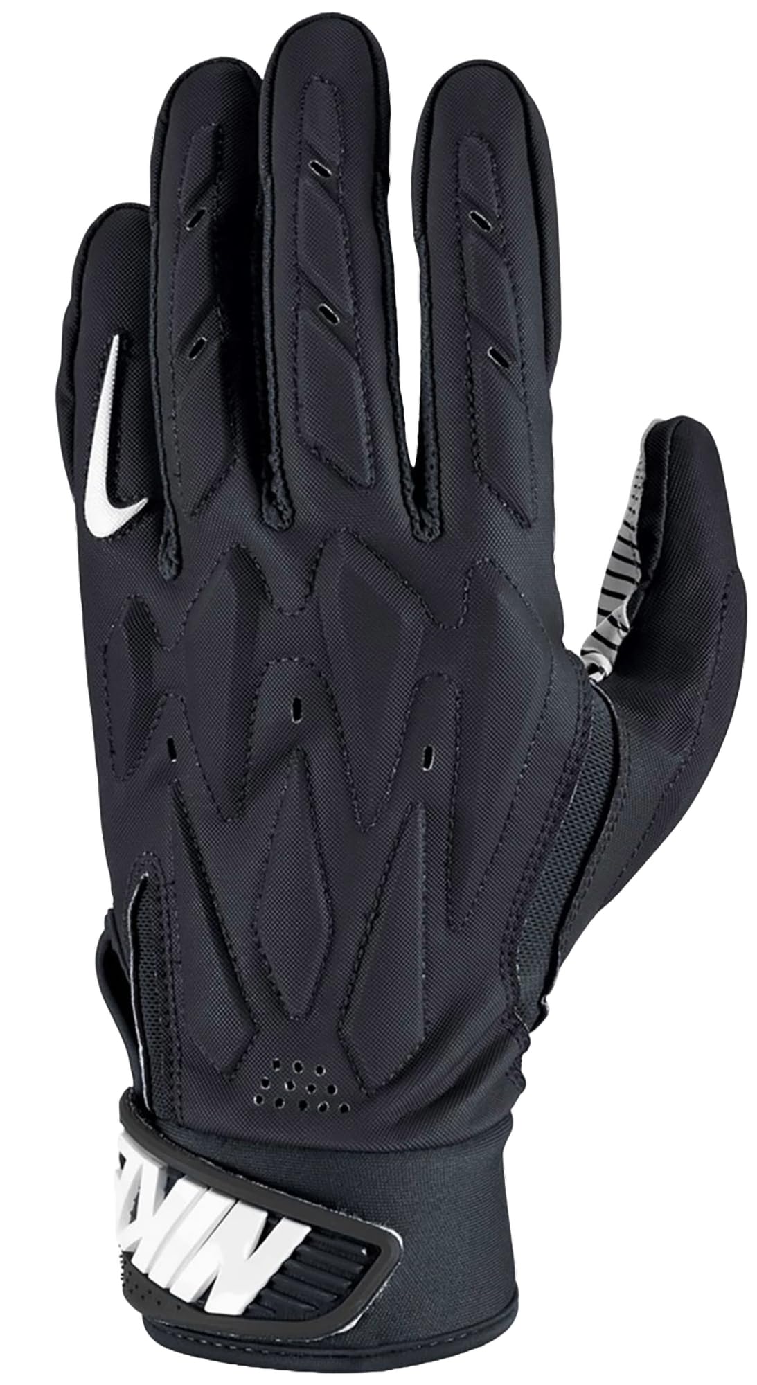 Nike D-Tack 7.0 Lineman Football Gloves Navy | Navy | White, Medium