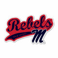 Rico Industries Ncaa Mississippi Rebels Distressed Shape Cut Pennant - Home And Living Room D  Cor - Soft Felt Ez To Hang