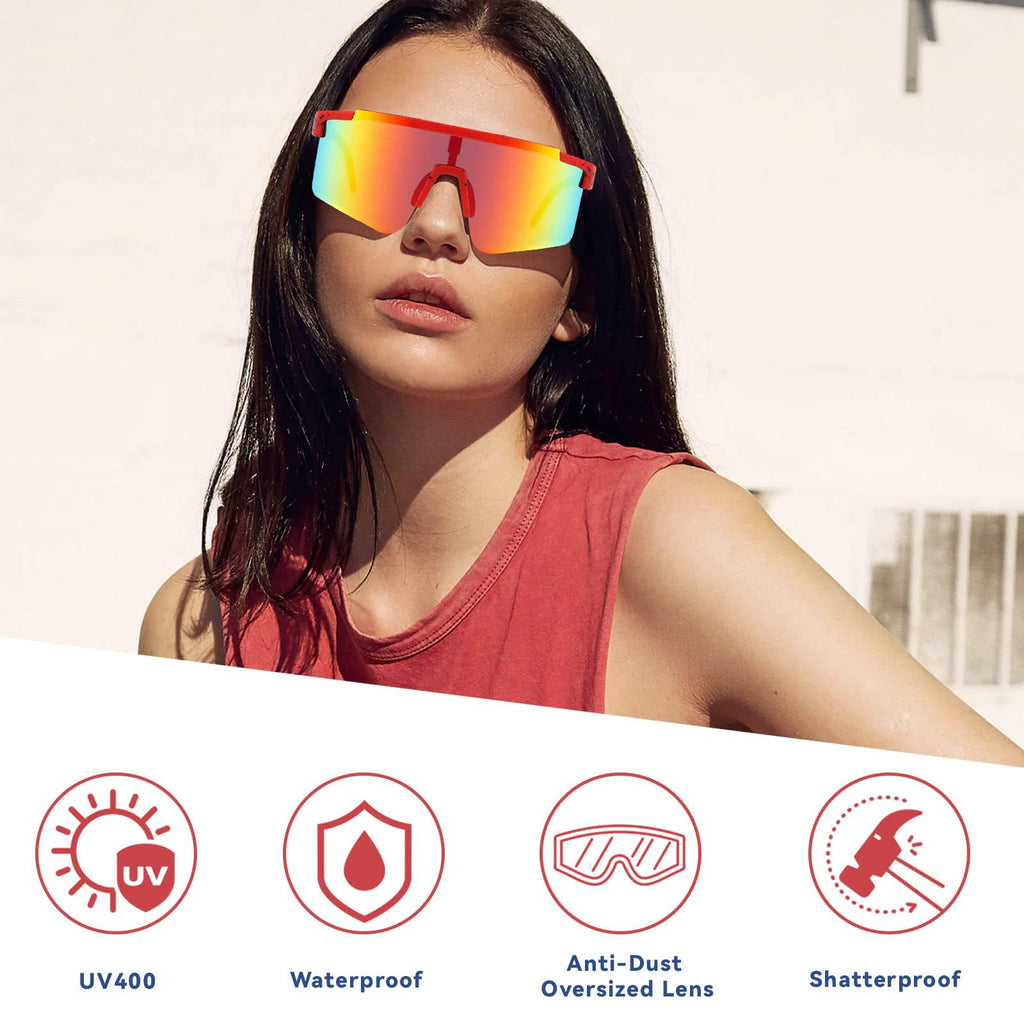 Marida Sunglasses For Men&Women, Uv400 Protection Sports Sunglasses With Adjustable Temple, Driving Fishing Sports Mens Sunglass