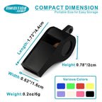 Ambitionjump Whistle 8 Pack Plastic Whistles For Adults, Sports Whistle Bulk For Coach, Referee, Teachers, Lifeguard, School, So