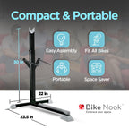Bike Nook Bike Stand & Vertical Storage Rack The Original Vertical Bicycle Floor Stand For Garage Storage And Indoor And Outdoor