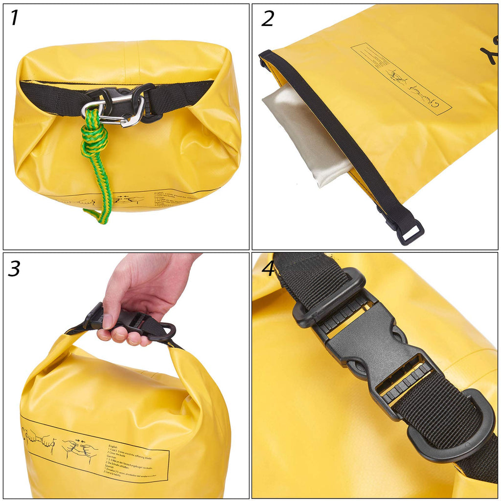 Moocy Pwc Anchor, Sand Rock Dry Bag Anchor For Jet Ski, Kayak, Small Boats, Power Watercrafts (10L)