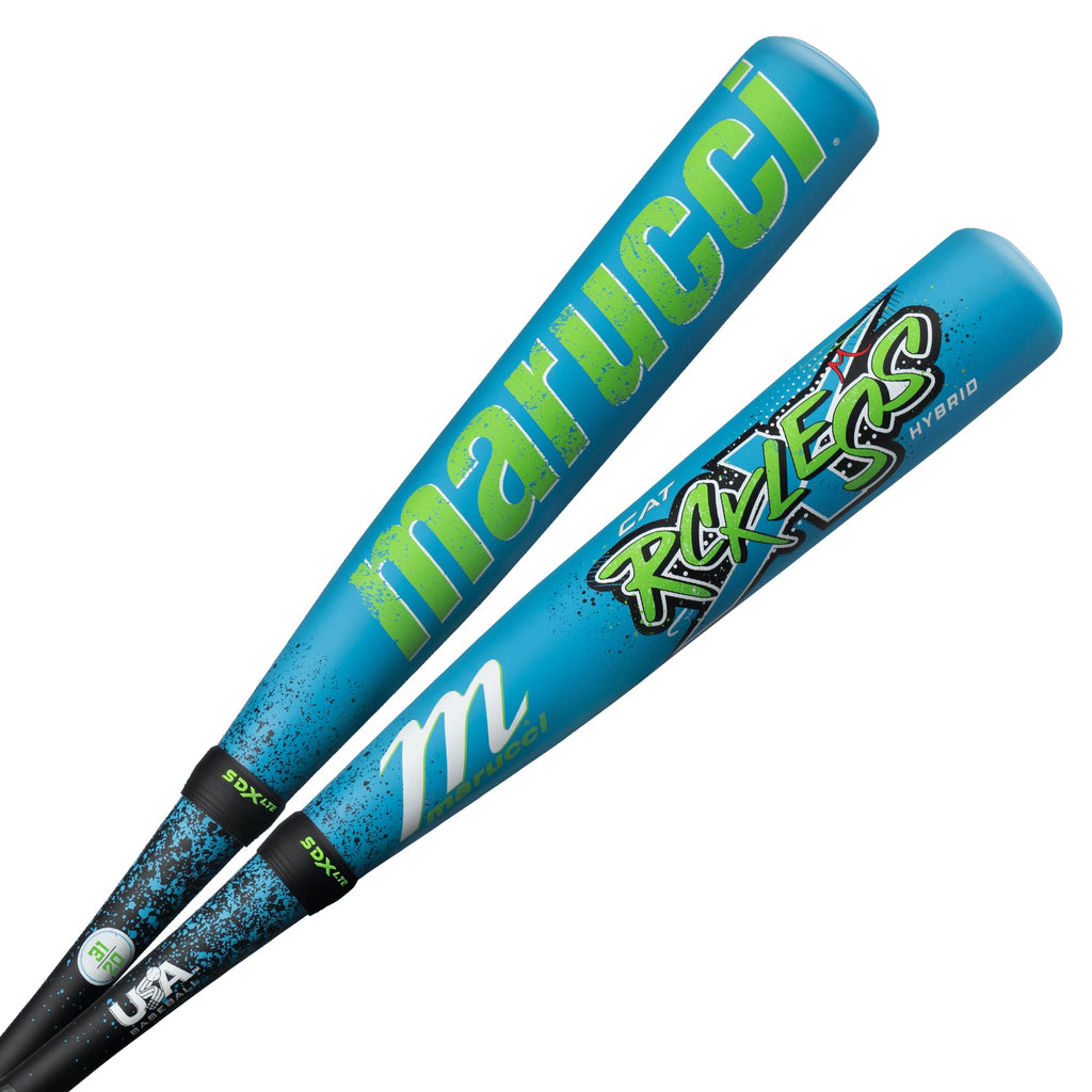 Marucci CATX RCKLESS Hybrid, USA Baseball, -11 Drop, 2 5/8 Barrel, Slight End-Load, 28 / 17 oz