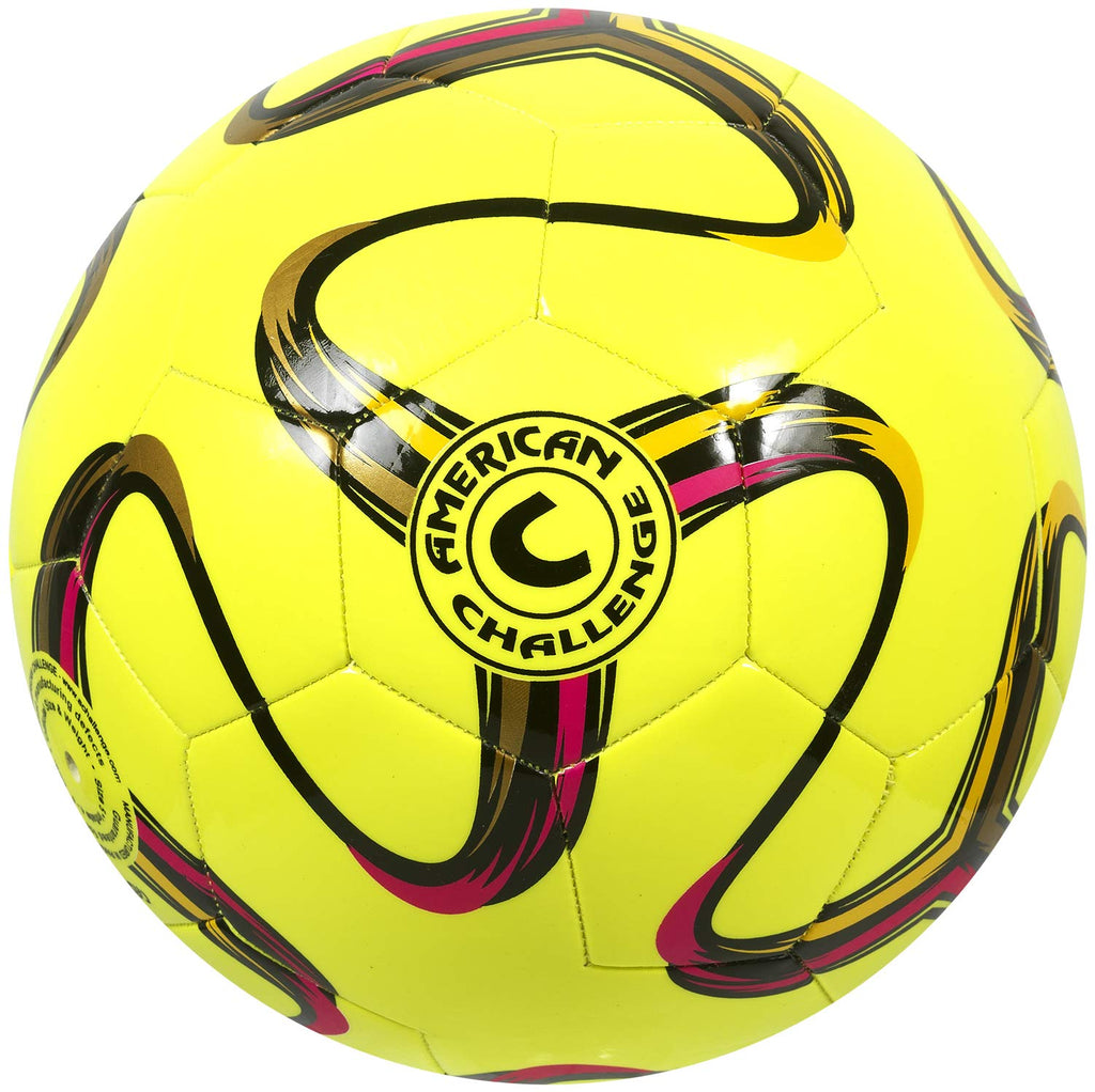 American Challenge Brasilia Soccer Ball (Lemon, 5)