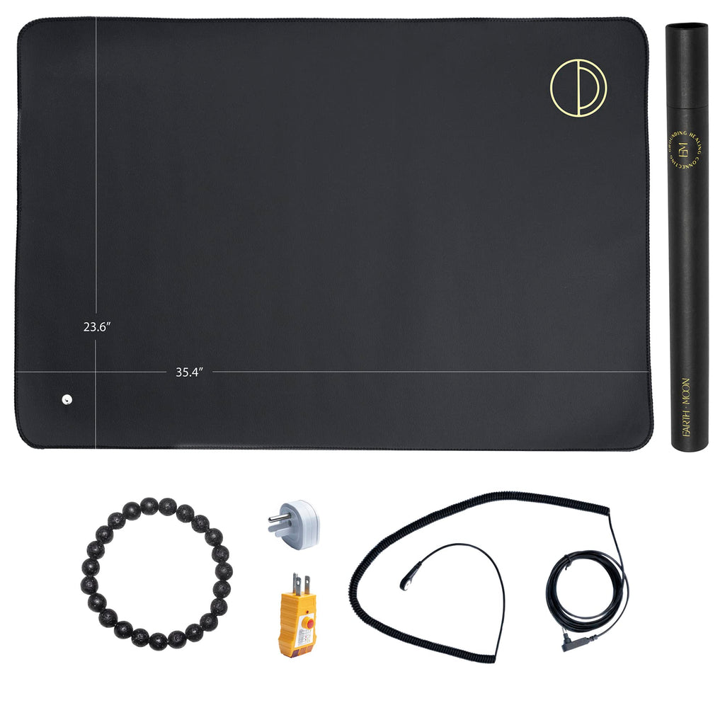 Earth And Moon, Grounding Mat For Sleeping, 2 Pack Grounding Mats, Universal Starter Kit, Grounding Pad, Get Grounded While You 
