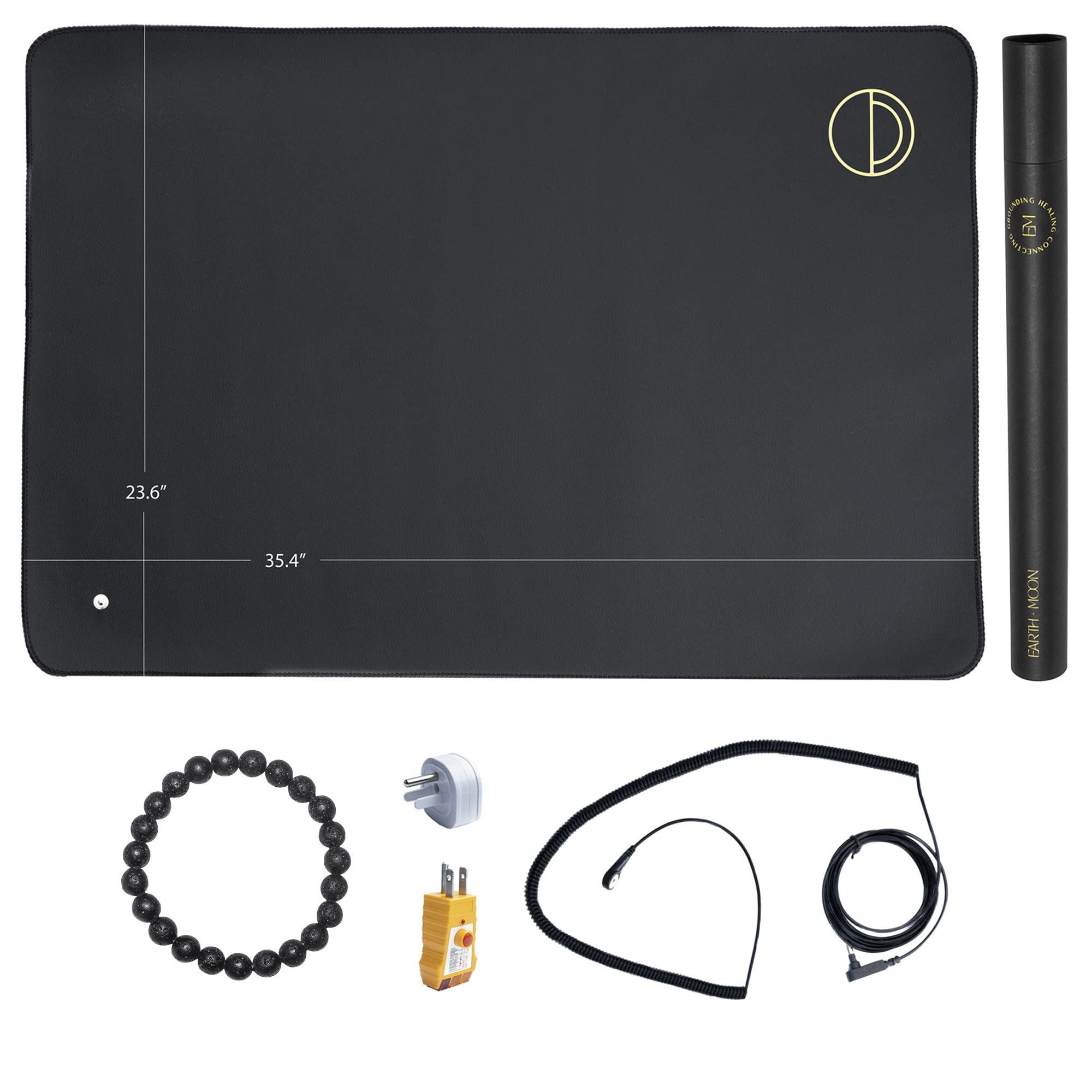 Earth And Moon, Grounding Mat For Sleeping, 2 Pack Grounding Mats, Universal Starter Kit, Grounding Pad, Get Grounded While You 
