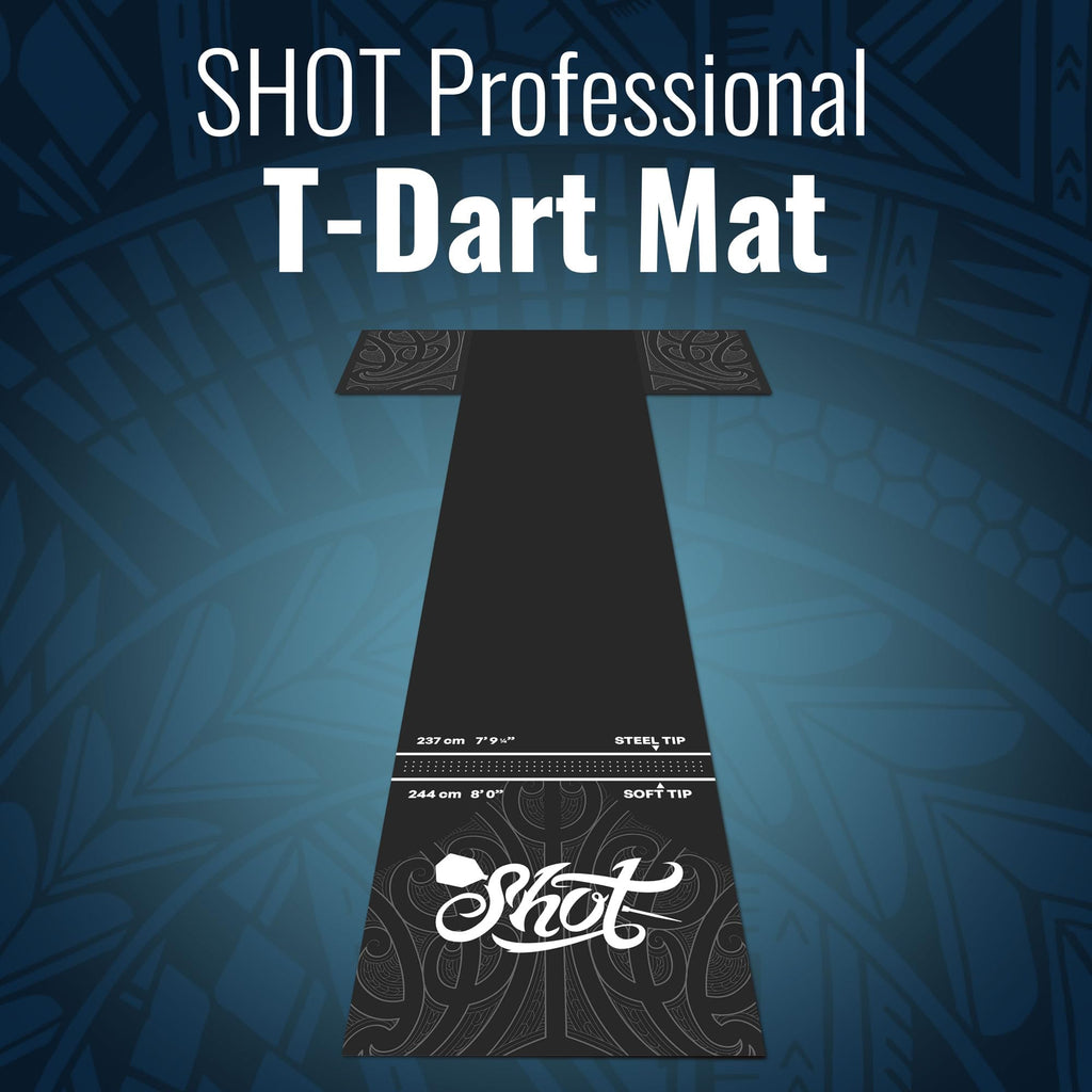 Shot Darts Heavy Duty Dart Mat, Professional T Dart Mat - Dart Points And Flooring Protector (8.7 Kg), Made In New Zealand, Non-