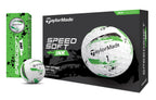 Taylormade Golf Speedsoft Ink Golf Balls Green One Dozen