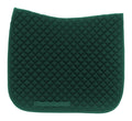 Equinavia Harstad Dressage Saddle Pad | Classic & Durable | Moisture-Wicking Tricot Backing - Hunter Green - Horse