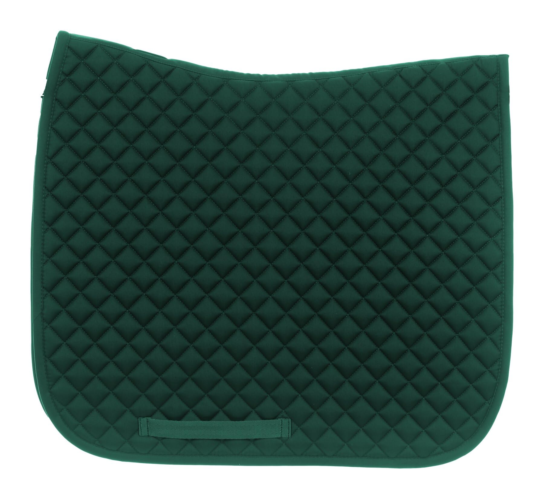 Equinavia Harstad Dressage Saddle Pad | Classic & Durable | Moisture-Wicking Tricot Backing - Hunter Green - Horse