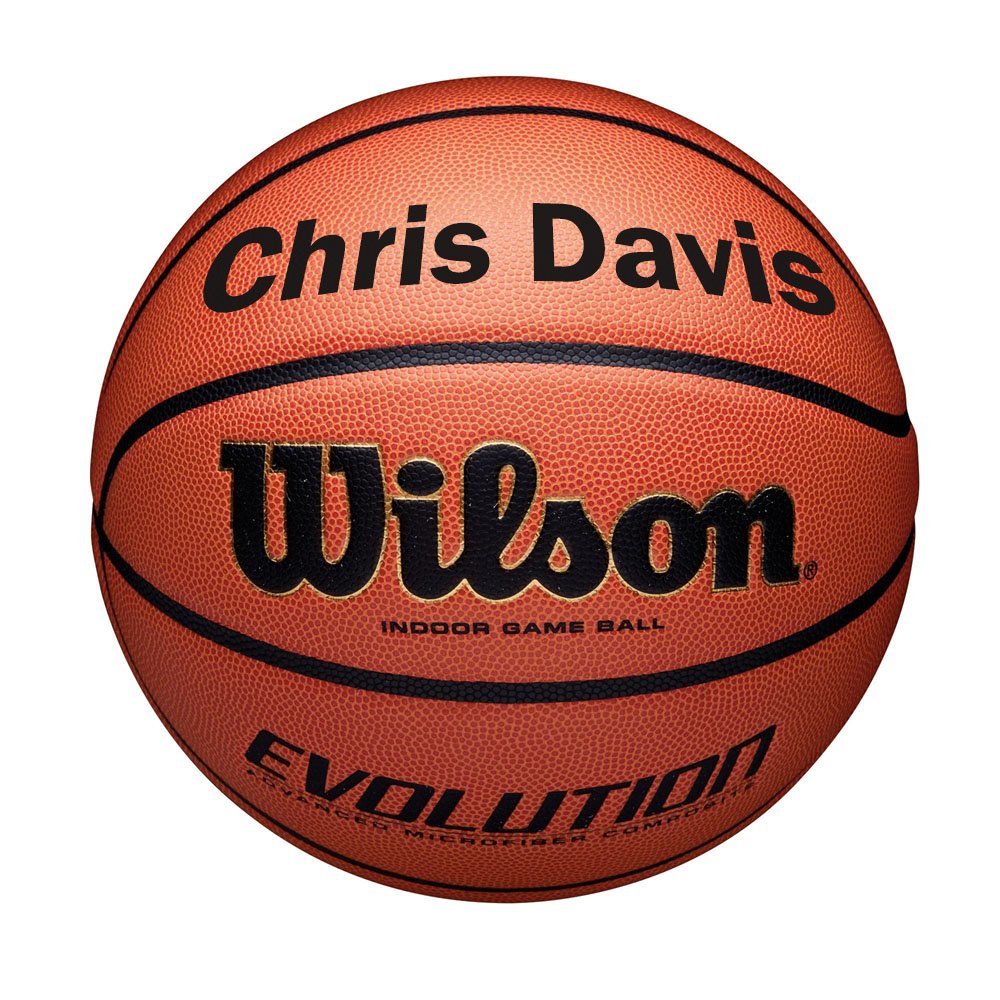 Wilson Customized Personalized Evolution Basketball Indoor Game Ball