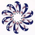 Craftsman Golf Wider Openings Us Flag Neoprene Golf Club Head Cover Wedge Iron Protective Headcover For Most Brand Standard Iron