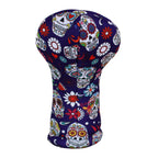 Beejo? Golf Club Headcovers & Microfiber Towel  Sugar Skull (Driver, Purple)
