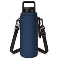 Linkidea Water Bottle Carrier with Strap Compatible with YETI Rambler Bottle 26oz/36oz, Waterbottle Sling Bag Holder with Should