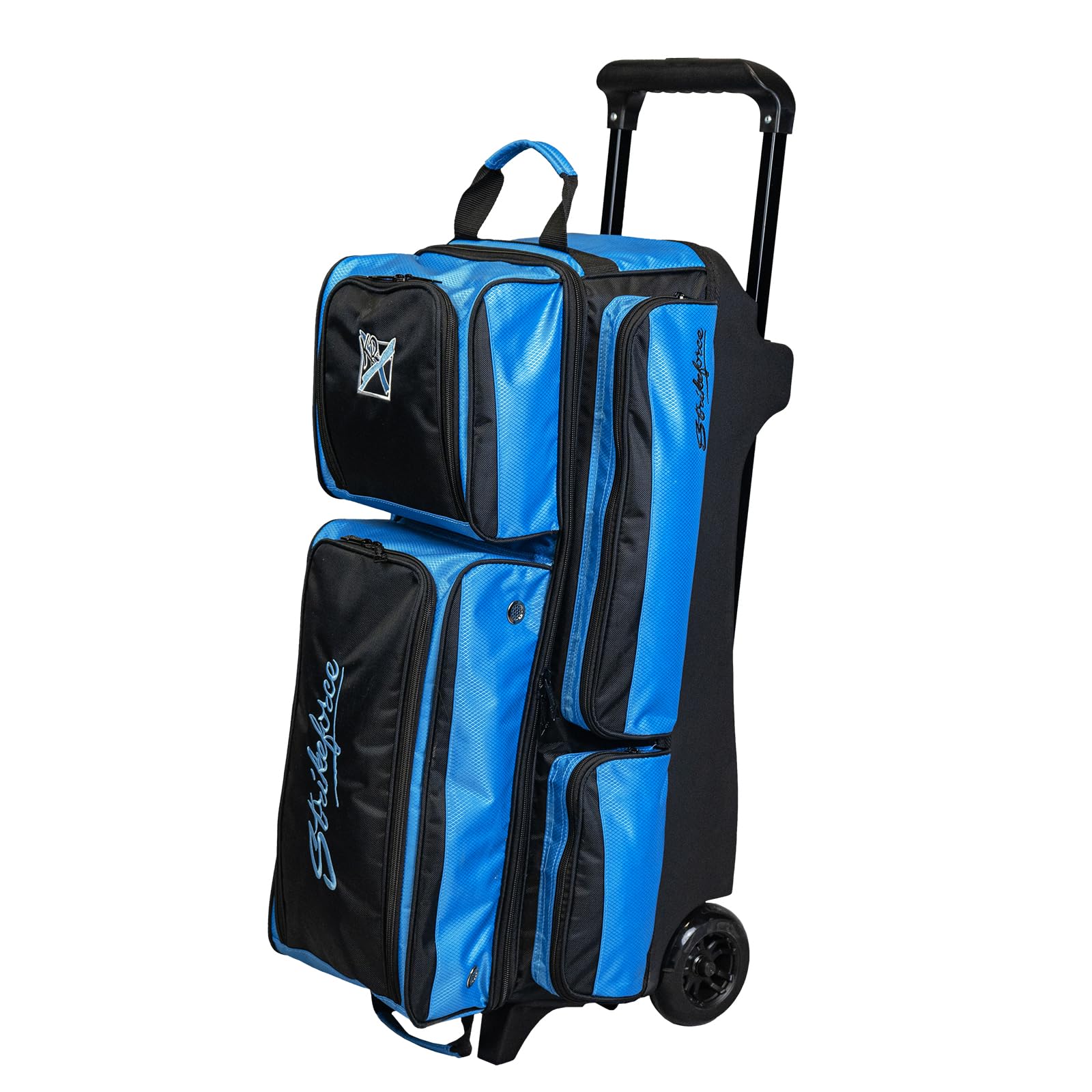 KR Strikeforce Konvoy Triple Roller with 5 Smooth KRuze Wheels (Black/Caribbean Blue)
