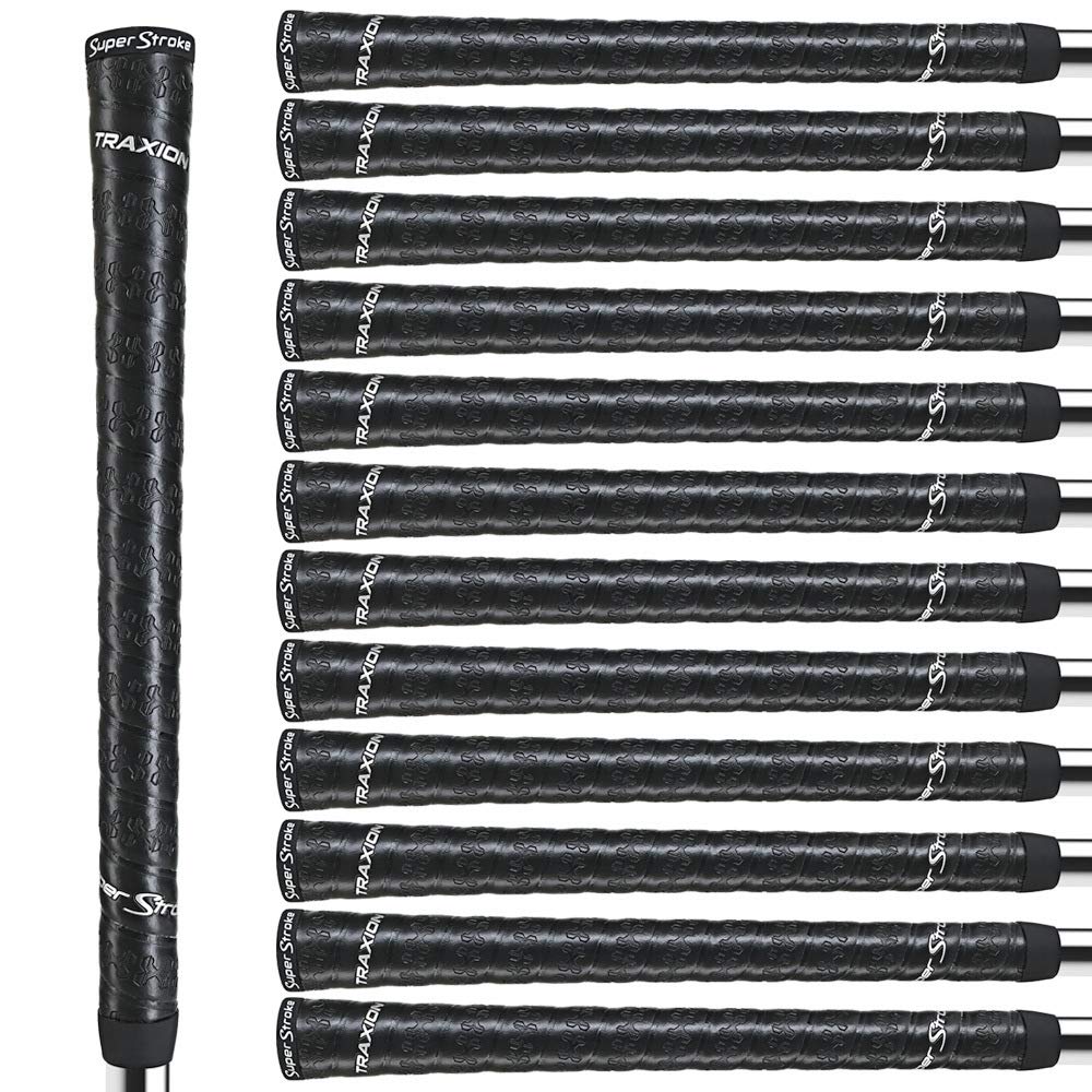 Superstroke Traxion Wrap Club Grips Bundle (13) Standard - Black