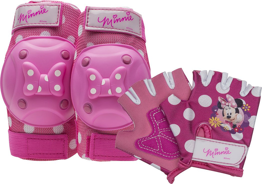 Bell Disney Minnie Mouse Protective Pad Set& Gloves
