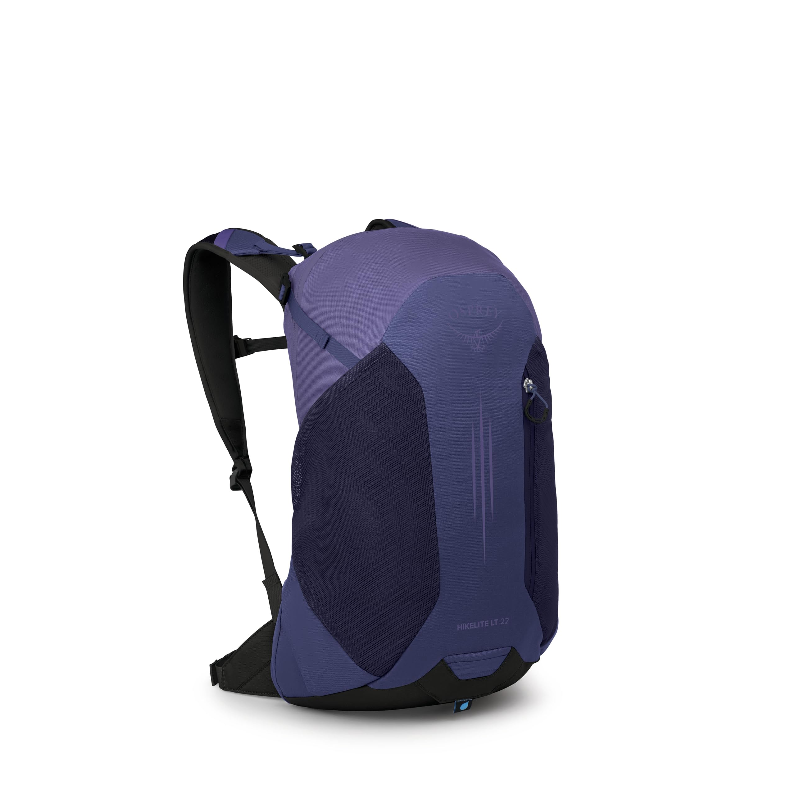 Osprey Hikelite LT 22L Hiking Backpack - Lightweight Travel Daypack with Rain Cover for Men and Women, Botswana Purple