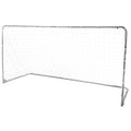 Franklin Sports Premier Steel- Folding Backyard Soccer Goal With All Weather Net - Kids Backyard Soccer Net - Easy Assembly - 10