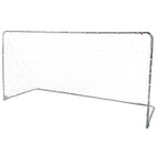 Franklin Sports Premier Steel- Folding Backyard Soccer Goal With All Weather Net - Kids Backyard Soccer Net - Easy Assembly - 10